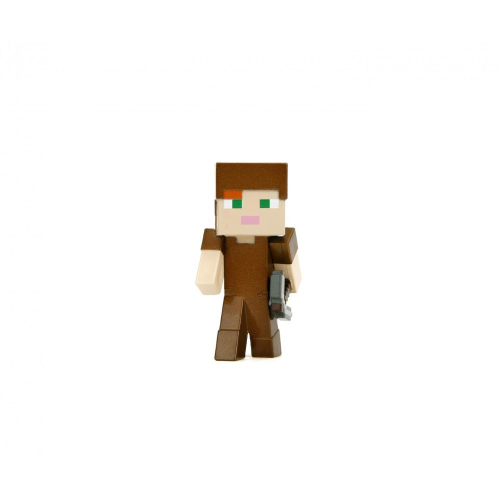 מיינקראפט - דמות אלקס בחליפת שריון מעור - MINECRAFT JADA METALFIGS ALEX IN LEATHER ARMOR