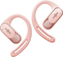 אוזניות אלחוטיות צבע ורוד Shokz OpenFit Air – זוג אוזניות ורודות אלחוטיות עם וו אוזן