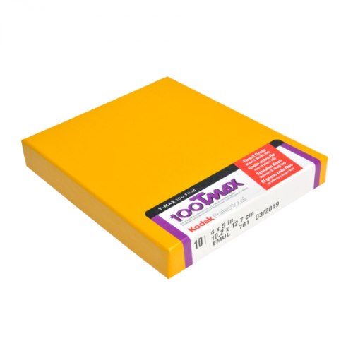 Kodak T-MAX 100 4x5" inch 10 sheets  LARGE FORMAT פלטות פורמט גדול