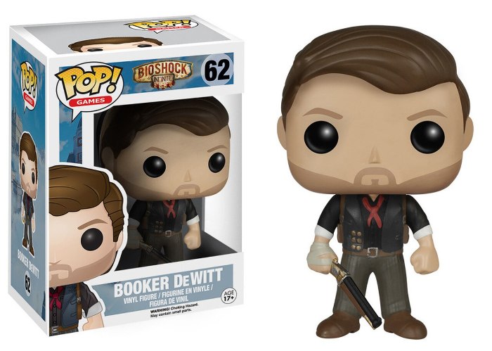 בובת פופ בוקר דה וויט 62 POP Funko Bioshock Booker De Witt