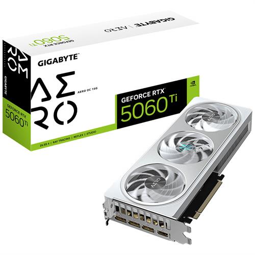 Gigabyte GeForce RTX 5060 Ti AERO OC 16G GV-N506TAERO OC-16GD
