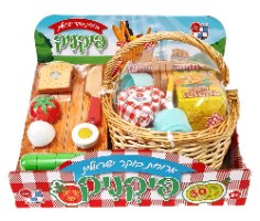 ערכת פיקניק - ארוחת בוקר ישראלית מעץ לילדים | מק"ט 055350084248 |   קפיץ קפוץ