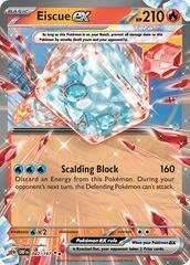 קלף פוקימון בודד single - EISCUE EX – OBSIDIAN FLAMES – 042/197