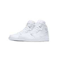 Nike Air Jordan 1 Mid White Pure Platinum