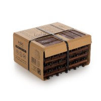 מארז 9 יח' אריחי דק 30*30 ס"מ 12 משולבים עץ Acacia חום כהה