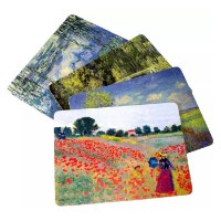 מארז רביעיית פלייסמטים קטנים קלוד מונה Claude Monet