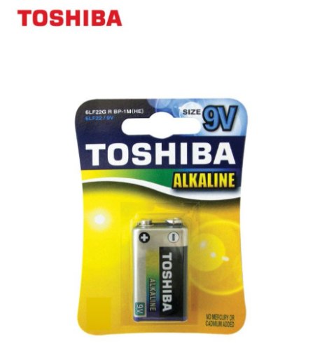 סוללת אלקליין 9V של Toshiba דגם High Power