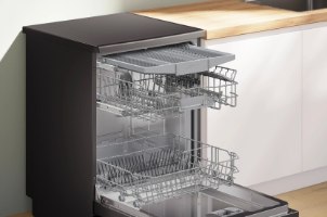 מדיח כלים בוש שחור רחב 60 ס"מ SMS4HVC11E BOSCH