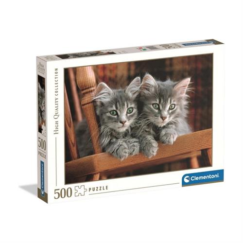 קלמנטוני - פאזל 500 חלקים זוג חתלתולים - Clementoni 30545