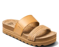 CI9863 Cushion Vista Hi Natural Braid כפכפי ריף פלטפורמה