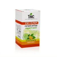 אבץ למציצה עם ויטמין C בטעם נענע 60 טבליות - טינקטורה טק - Tinctura Tech
