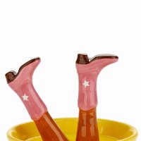 ארגונית פורצלן לתכשיטים מגפיים Happy Legs Country - מארז לא מושלם