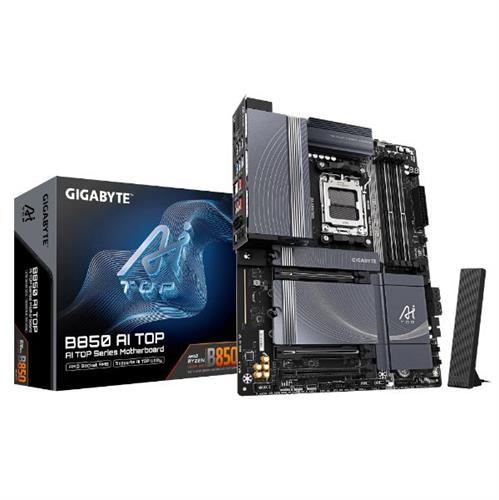 לוח אם GIGABYTE B850 AI TOP WIFI7 ATX DDR5 AM5 2x10GBE LAN