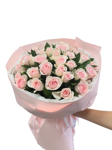 זר ורדים ורודים מקט 334