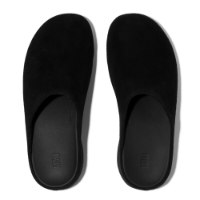 כפכף סגור זמש שחור פיטפלופ FITFLOP
