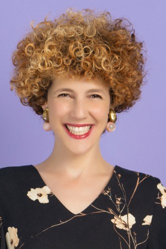 עגילי קליפס דומניק מרזין כדור ורוד