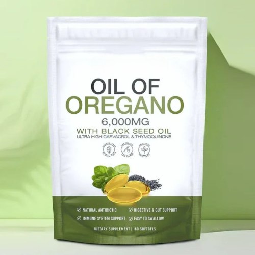 תוסף תזונה OIL OF OREGANO טבליות ג'ל להרזיה, ריפוי מערכת העיכול והגוף ושיפור איכות החיים