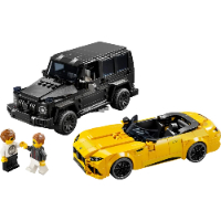 לגו ספיד - ג'יפ ומכונית מרצדס - LEGO SPEED 76924 Mercedes-AMG G 63 & Mercedes-AMG SL 63