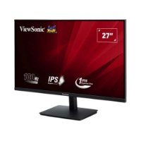 מסך מחשב 27” Viewsonic VA272-MH – מסך שחור עם פאנל IPS מציג 27 אינץ 100Hz ו-1ms על רקע אדום