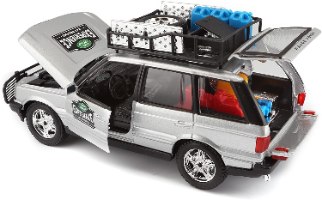 מכונית בוראגו ראנג' רובר כסופה Bburago Land Rover Range Rover 1/24