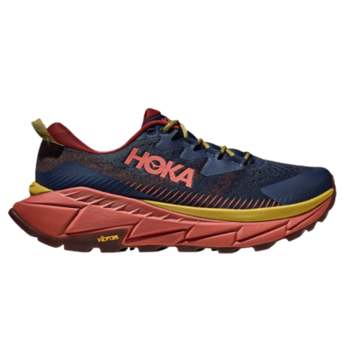 HOKA Men's Skyline-Float X in Outer Space/Hot Sauce  - נעלי ריצה גברים הוקה