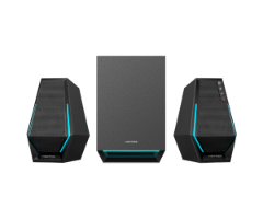 רמקולים Edifier G1500 MAX 2.1 RGB Gaming Speakers 30W RMS BT AUX