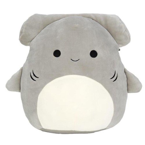 סקווישמלו בובה כרית טנק הכריש פטיש אפור 13 ס"מ Squishmallows