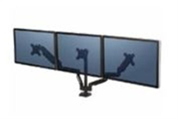 זרוע מתכווננת ל 3 מסכים שחור Platinum