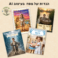 הגדה של פסח  בעיצוב AI