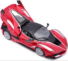 דגם בוראגו מכונית פרארי אדומה Bburago Ferrari FXX-K Red 1/24