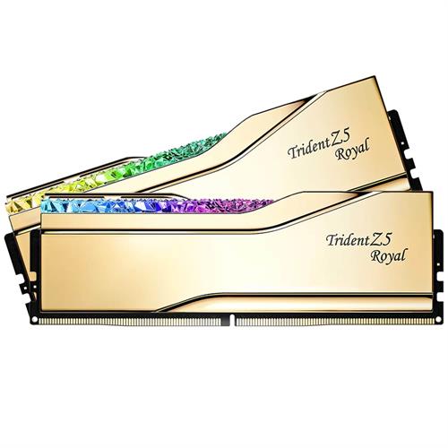 G.Skill Trident Z5 Royal DDR5 64GB (2x32GB) 6000 CL28 Gold XMP 3.0