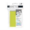 צהוב בוהק מט - 60ct Pro-Matte Small Deck Protectors סליבים בעיצוב מט לשמירה על קלפים בכל הצבעים​​​​​​​