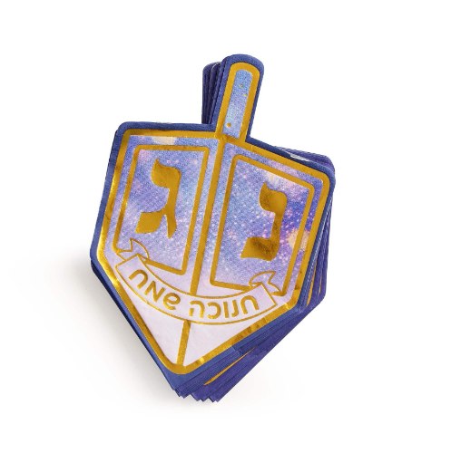 16 יח' מפיות סביבון חנוכה שמח