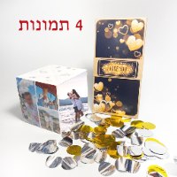 קוביה קופצת - האהבה דגם זהב שחור 4 תמונות