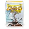 כסוף - סליבים מגנים Dragon Shield Matte לקלפים סטנדרטיים  – 100 יחידות | מגוון צבעים לבחירה