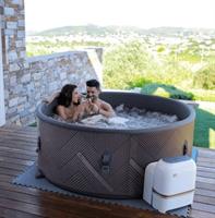 MSPA Mono-Eco ג’קוזי עגול לחצר עם 138 סילוני אוויר לחוויית ספא ביתית