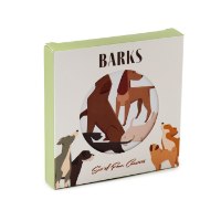 מארז ארבע תחתיות כוסות כלבים מסוגננים Barks