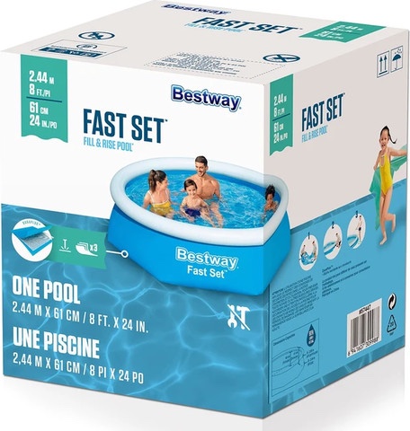 בריכת פטנט 2.40 מטר bestway