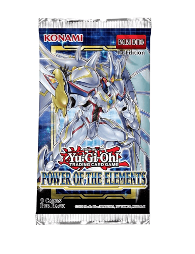 Yu-Gi-Oh Power of the Elements Booster Pack קלפי יו-גי-הו TCG מקוריים חבילת בוסטר