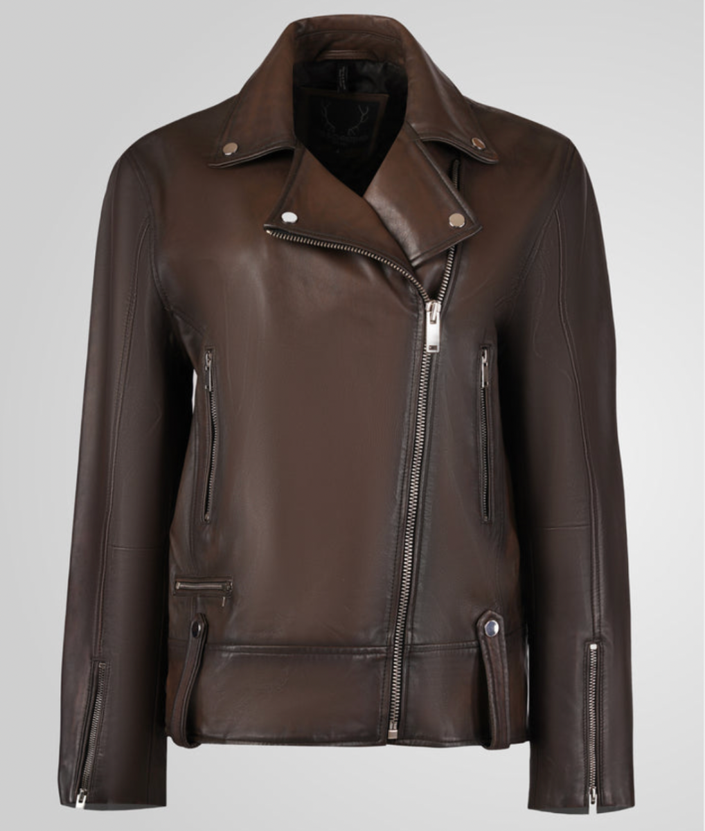 Bod&Christensen-HARPER OVERSIZED BOYFRIEND JACKET CHOCOLATE