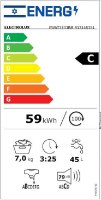 מכונת כביסה פתח עליון 7 ק"ג 1300 סל"ד ELECTROLUX דגם EW6T3733BM אלקטרולוקס