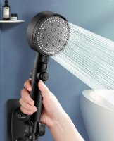 ראש מקלחת עוצמתי בעל 5 מצבי לחץ