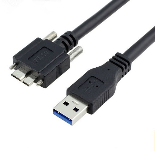 כבל מתאם לפאנל Micro USB3.0 זכר B לחיבור USB3.0 זכר A באורך 1.5 מטר