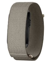 צמיד כושר ובריאות חכם ללא מסך צבע French Gray גודל רצועה Garmin Cirqa L-XL – Bluetooth צמיד אפור מבד מונח