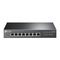 מתג חכם Tp-Link SG108-M2 8 Port 2.5Gbps – מתג רשת אפור עם שמונה חיבורי RJ45 קדמיים עם 4K