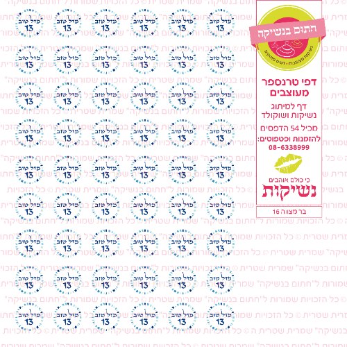 בר מצווה נשיקות 16- טרנספר