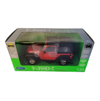 וילי - דגם  ג'יפ רגלנר  רוביקון - WELLY 2007 JEEP WRANGLER RUBICON 1:34