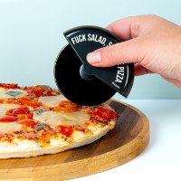 סכין פיצה Fuck Salad, Send Me Pizza - מארז לא מושלם
