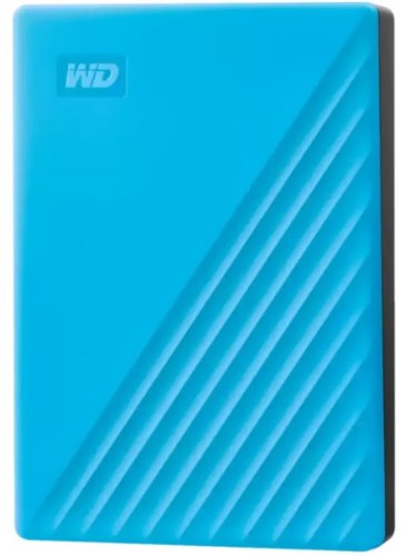 דיסק קשיח נייד ווסטרן דיגיטל דגם Western Digital My Passport 5TB כחול