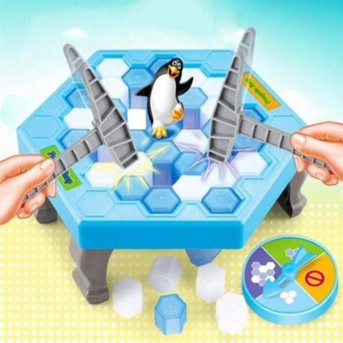 רולטה פינגווין לשבור את הקרח